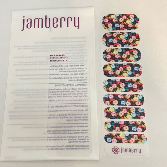 Jamberry Color Me Minnie Mouse Half Sheet Nail Wraps - Picture 3 of 8